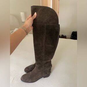 Brown Tory Burch Over the Knee Riding Boots 8.5